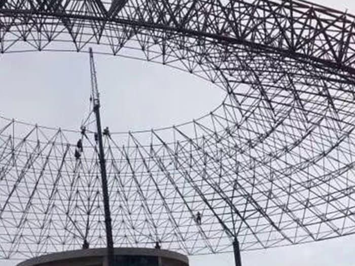 沈阳篮球馆球形网架厂家价格